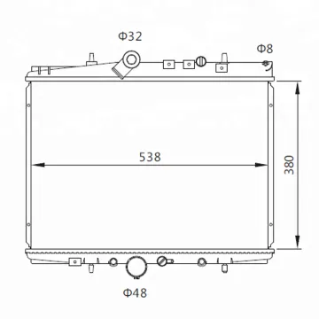 Auto Radiator for PEUGEOT 607/CITROEN C5 MT OEM