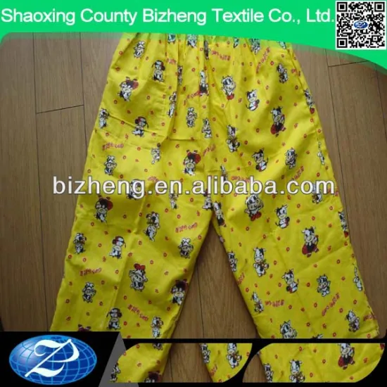 100% cotton flannel fabric wholesale for children wear