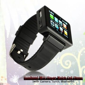 1.8 Inch Touch Screen Wrist Watch Phone Gsm850 / 900 / 1800 / 1900 Mhz