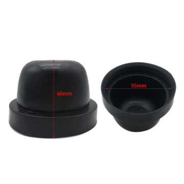 Universal Waterproof Car Headlight Rubber Boots for 95mm Bi-Xenon HID Bulbs