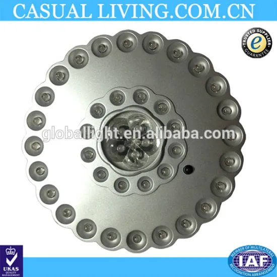 CE and Rohs Certification Silver Plastic LED Umbrella with Light