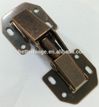 brass plating heavy iron gate hinge with spring