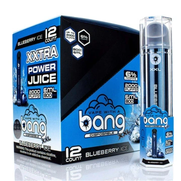 Bang Xxl 2000 Puffs Vape Pod China Manufacturers & Suppliers & Factory