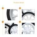 100/200mm Industrial Trolley Rubber Garbage Bin Wheel Caster