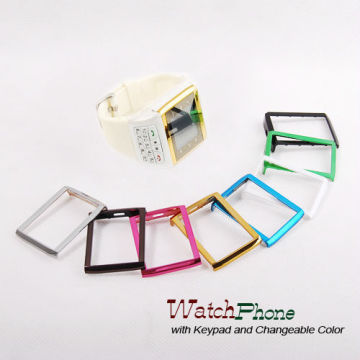 Q6 Keypad Gsm Wrist Watch Phone With Color Frame Multi Language For Wordwide