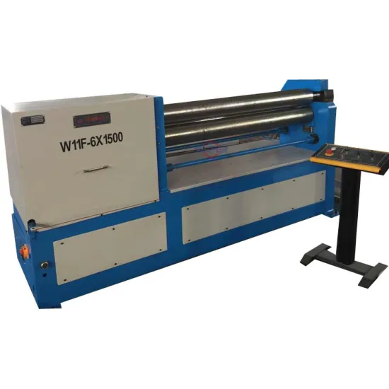 W11F Mechanical Manual Sheet Metal Roller-bending Machine