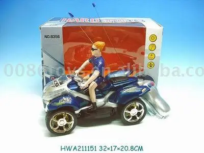 R/C Beach motorcycle with tow ways