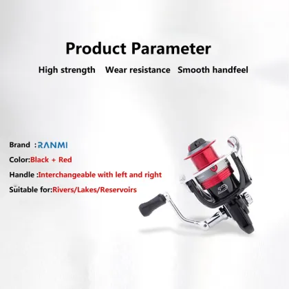 RYOBI RANMI ULTIMATE WARRIOR BR 2000 - Lightweight Left-Handed Saltwater Spinning Reel