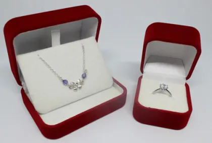 Wholesale Exquisite Custom Velvet Paper Box