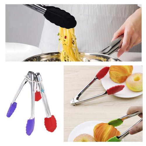 Stainless steel food Tongs for BBQ salad cooking