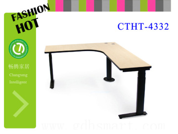 u shaped desk office furniture height adjustable coffee table smooth table top desk