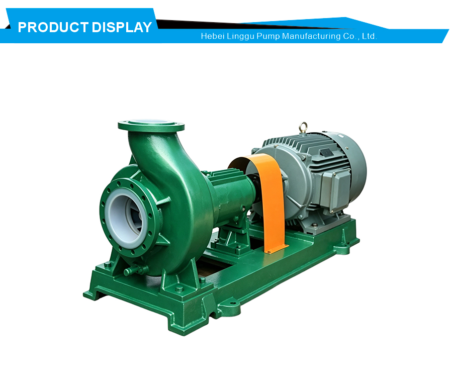 PVDF corrosion resistant pump