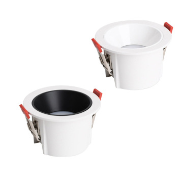 Spektrum Penuh Anti-Glare Modern LED Downlight Cob Chip Aluminium Spotlight