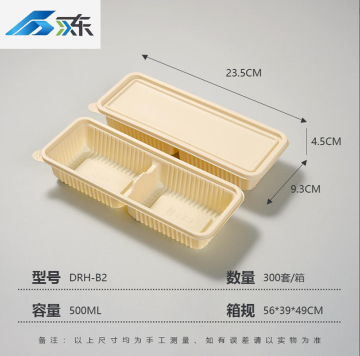 Abschnitt B Bento-Box mit zwei Fächern (1:1)