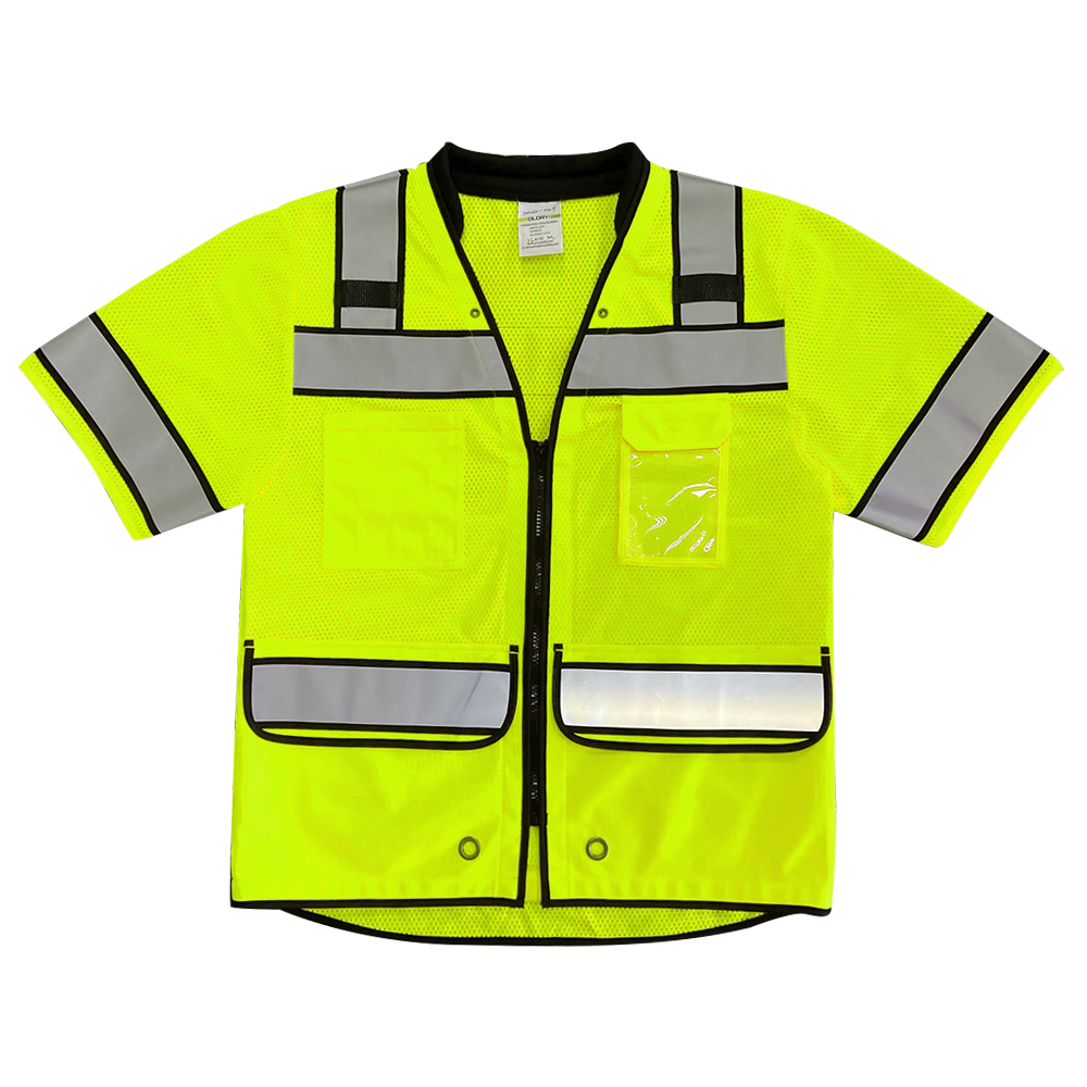 Logo personalizzato all'ingrosso Stampato Hi Vis Safety Vest