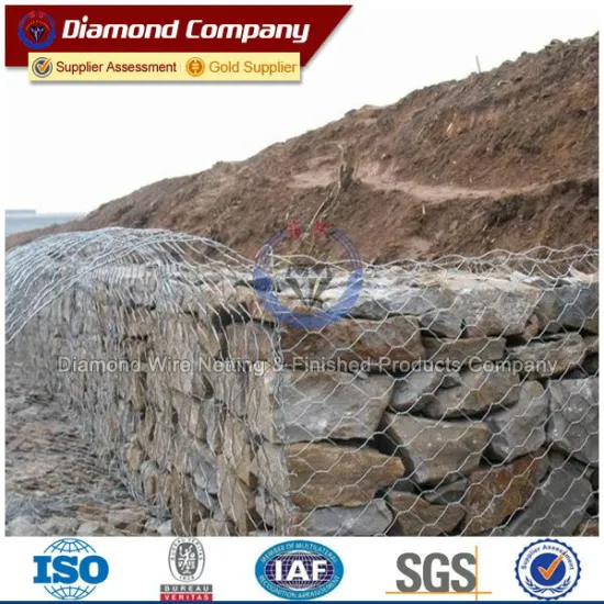 galvanized hexagonal wire stone cage