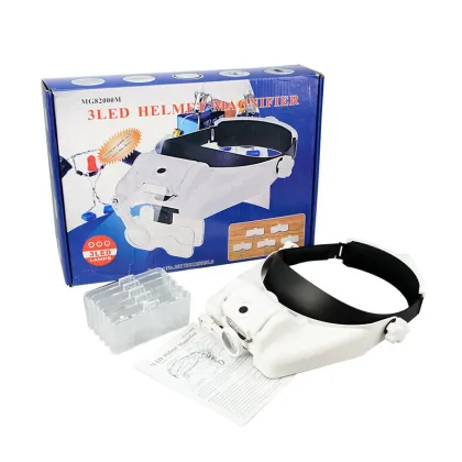 MG82000-M LED Rechargeable Headband Magnifying Glass