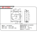 Heavy Duty 373KW Generator Assembly for Weichai SC15G500D2 Radiator Support Drawing Sample ODM OEM Customized