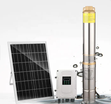 Diep goed zonnewaterpompset met 72V DC -pomp en zonnepaneel