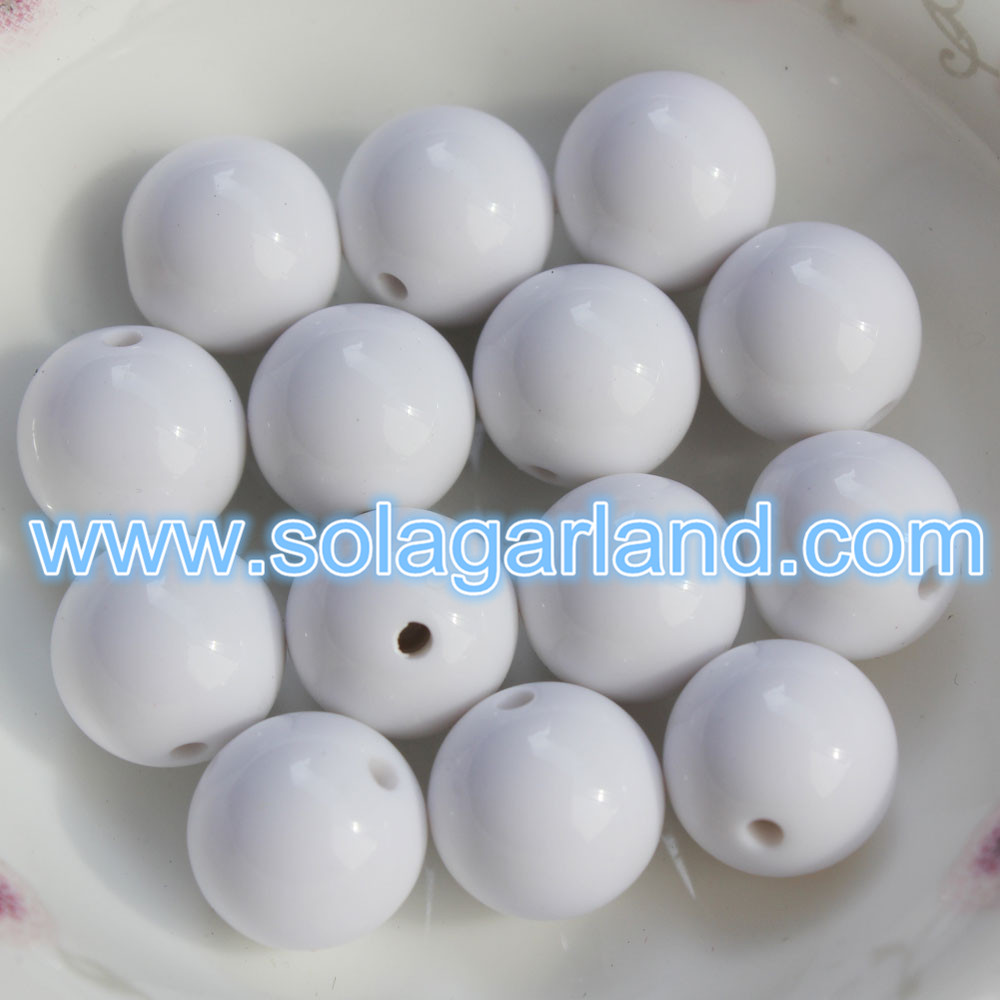 Opaque Round Beads