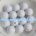 6-20MM Acrylic Opaque Round Loose Spacer Beads