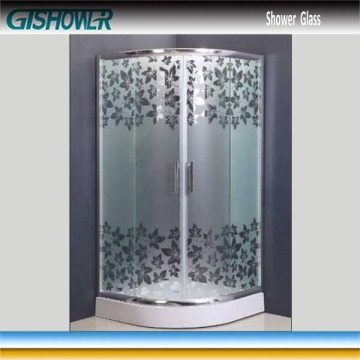 Tempered Shower Glass (Acid No 6)