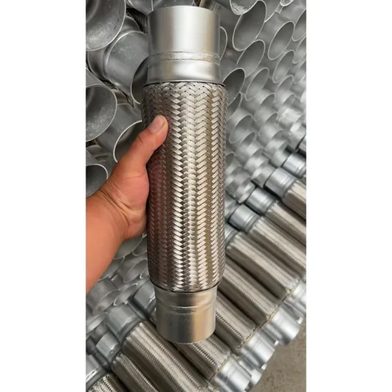Stainless Steel Auto Exhaust Flexible Pipe with Inner/Outer Braid