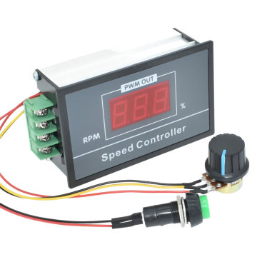 Digital PWM DC Motor Governor - DC6-60V Stepless Speed Control Switch 30A
