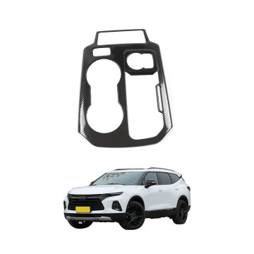 OEM Automotive Stainless Steel Carbon Fiber Interior Accessories for 2020 Chevrolet Blazer Shift Panel Trim Frame