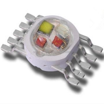Multi-chip 10W Diode 5 in 1 5*2W RGBWY High Power LED