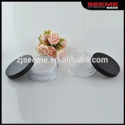 loose powder container,empty loose powder case for cosmetic &make up, sifter jars 3g