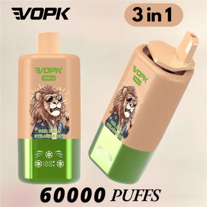 Best Disposable Vape Brands VOPK 60k with Digital Screen