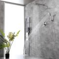 Brushed Nickel Wall Mount Shower Set For Home