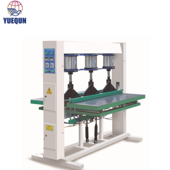 Automatic Veneer Edge Grinder with Scarf Jointing and Stacker Device