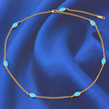 Hot Sale Resin Gold Necklace