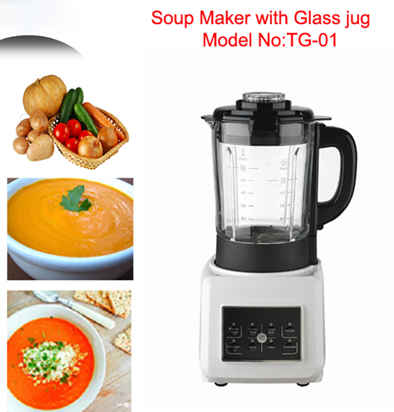 Soybean milk and hot soup maker machine blender