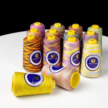 Factory Supplier of 100% Polyester Sewing Yarn in Multiple Colors: 40s/2, 3000 Yards per Spool, 300 Pcs Dyed