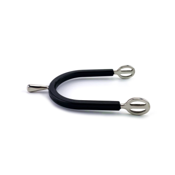 English Ss Rubber Coated Band Spurs