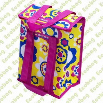 Promotional Cooler Bag, Made of Woven PP Fabric with Waterproof Lining
