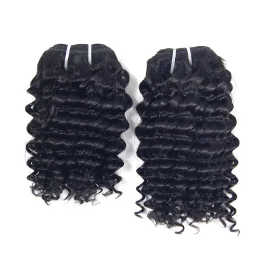 Free sample mink brazilian human hair bundle raw virgin cuticle aligned hair deep wave natural color hair bundles with closure