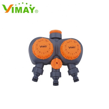 Mechanical Tap Faucet Water Timer with 3 Outlets - 2 Hour Garden Tool