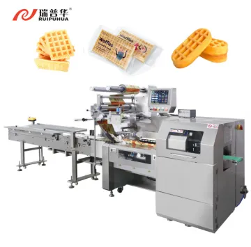 Automatic Flow Wrapping Packing Machines for Waffles and Biscuits