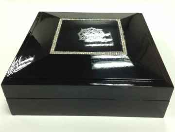 Luxury Crystals Gift Wooden Dates Packing Boxes