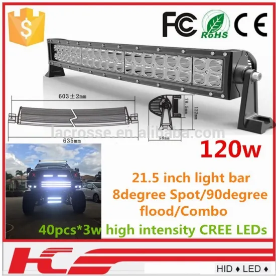 4x4 led light bar 120W LED TRUCK FLOOD LIGHT IP67 CE RoHS