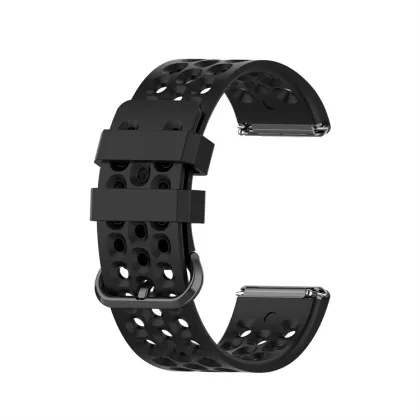 New Arrival Soft Rubber Silicone Sports Watch Band Strap for Fitbit Versa / Versa 2 / Versa Lite