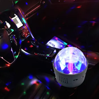 USB Mini RGB Ambiance Car Interior Roof Light
