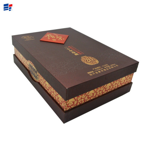 Luxury wine and tea packaging gift box