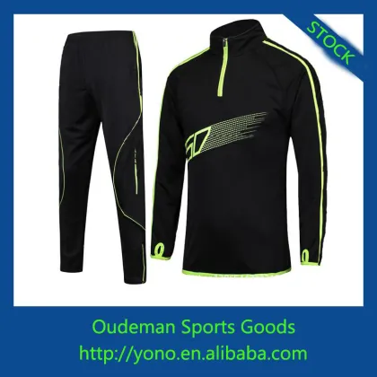 New design long sleeve football jersey&full length pants
