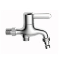 Polished wash hand basin tap faucet