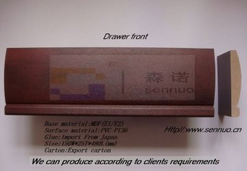 MDF Faced by PVC Drawer Front